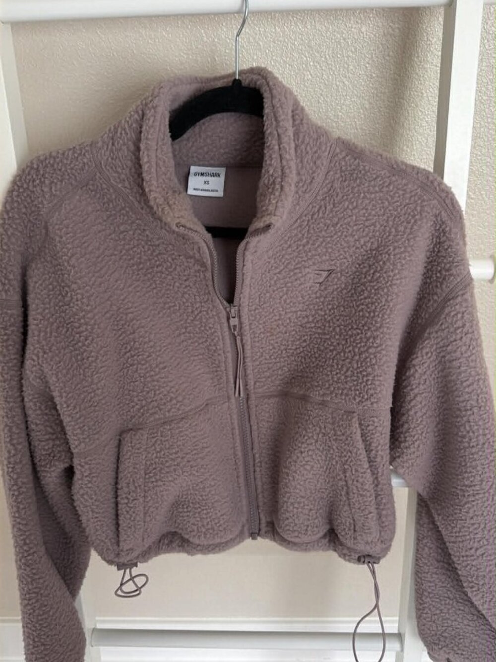 Gymshark Teddy Fleece Jacket Women's Size XS Excellent Condition